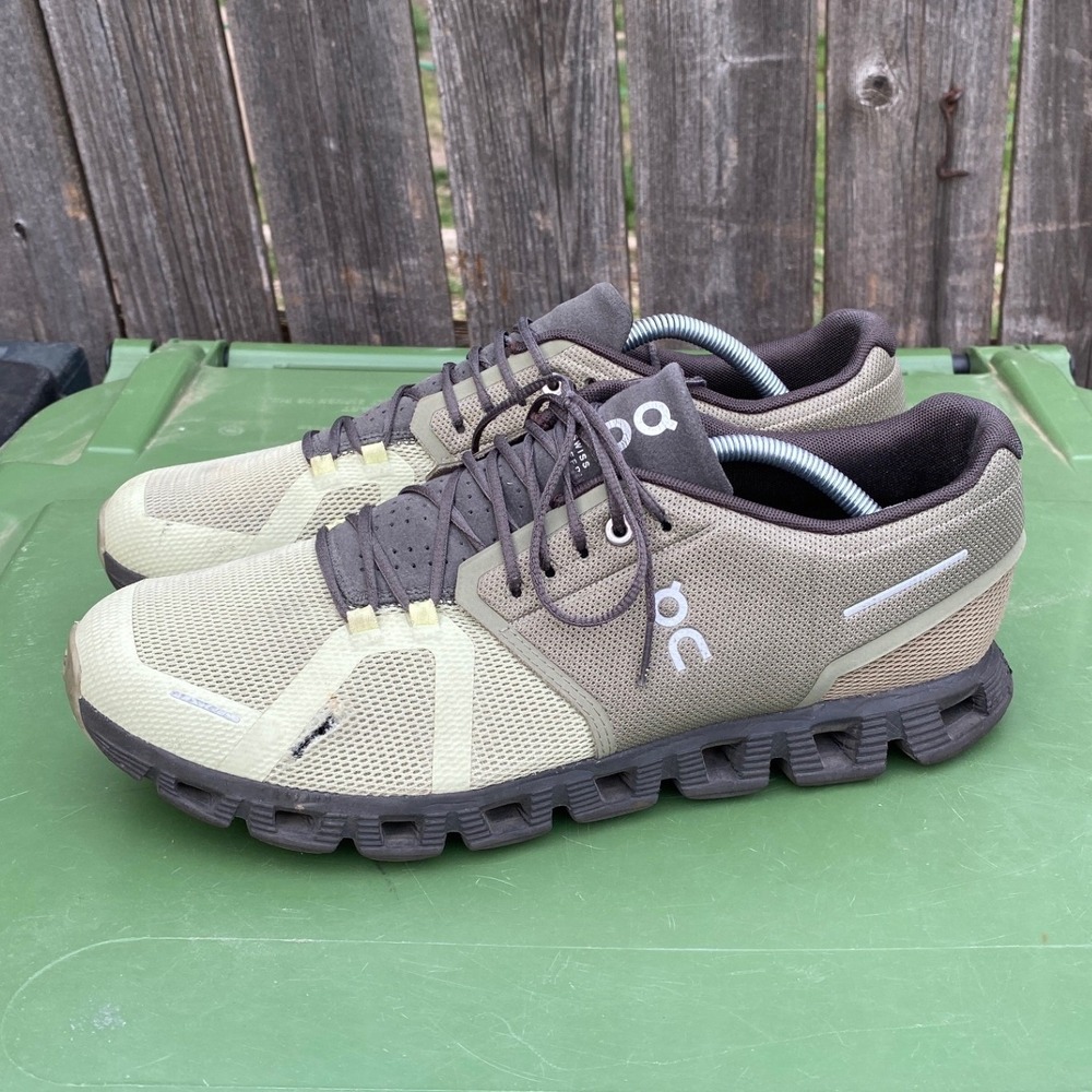 On Running Cloud Men's Running Shoes - Olive/Charcoal
